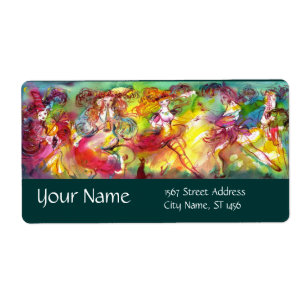 Etiqueta BALÉ CARNIVAL / Mascarada veneziano,dança,músic