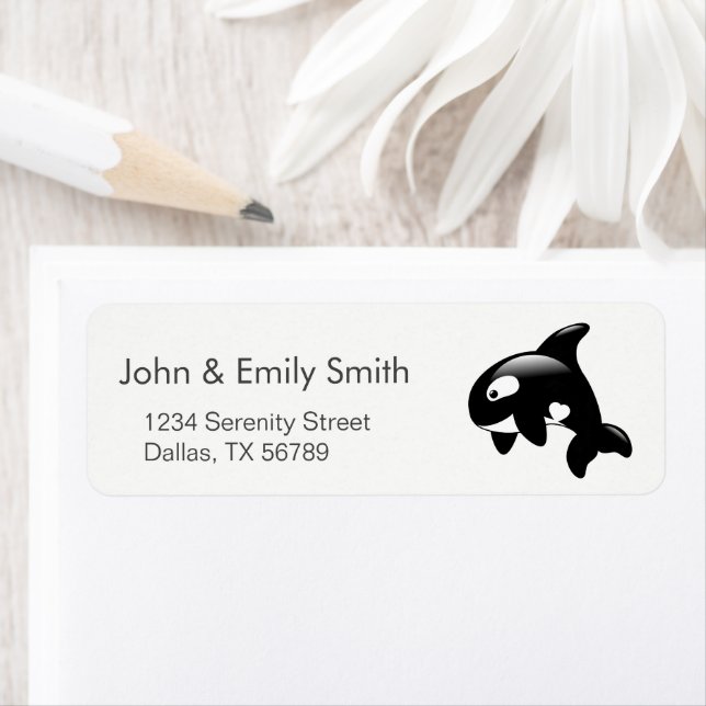 Etiqueta Baleia-de-orca-branca (Insitu)