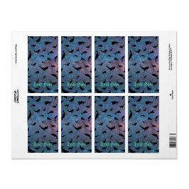 Etiqueta baleia de tubarão-sombra na galáxia gradiente