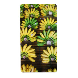 Etiqueta Banana do ovo do ~ da senhora Dedo Banana