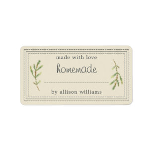 Etiqueta Banda assada russa assada em casa pode branco anti