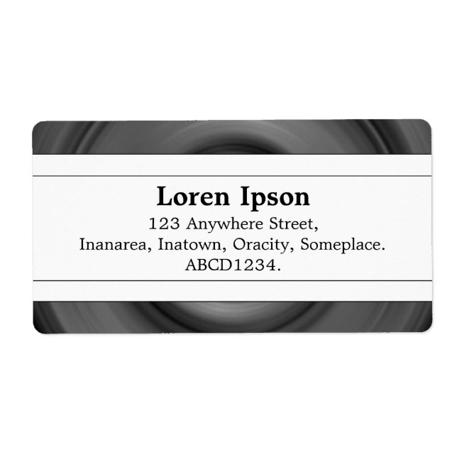 Etiqueta Banda central II - Roda II (Frente)