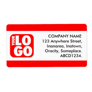 Etiqueta Banda central - Vermelho