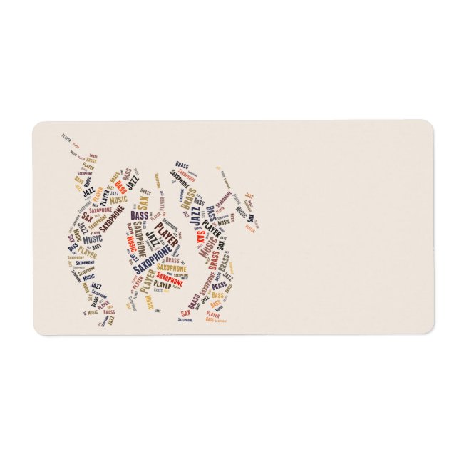 Etiqueta Banda Jazz (Frente)