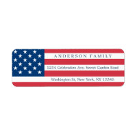 Bandeira Americana EUA 4 de julho Endereço Patriót