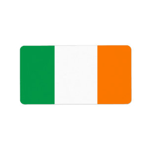 Etiqueta Bandeira da Irlanda