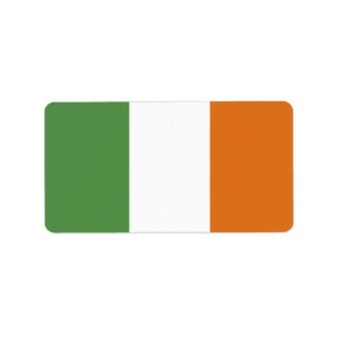 Etiqueta Bandeira da Irlanda
