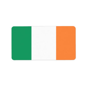 Etiqueta Bandeira da Irlanda