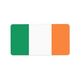 Etiqueta Bandeira da Irlanda