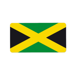 Etiqueta bandeira da Jamaica