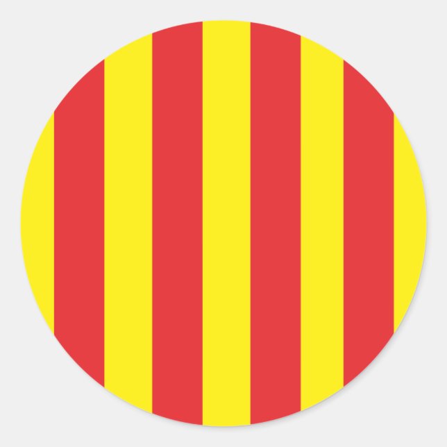 Etiqueta Bandeira da Provença (Frente)