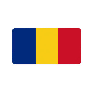 Etiqueta Bandeira da Romênia