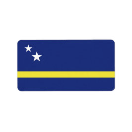 Etiqueta Bandeira de Curaçao