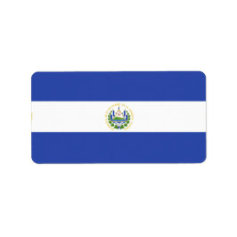 Etiqueta Bandeira de El Salvador