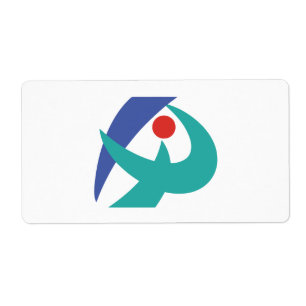 Etiqueta Bandeira de Iga, Mie, Japão