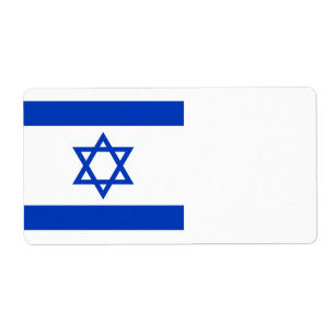 Etiqueta Bandeira de Israel