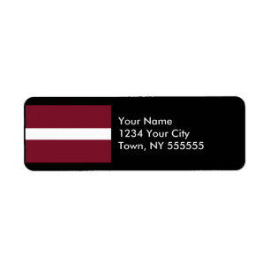 Etiqueta Bandeira de Latvia