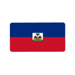 Etiqueta Bandeira do Haiti