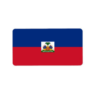 Etiqueta Bandeira do Haiti