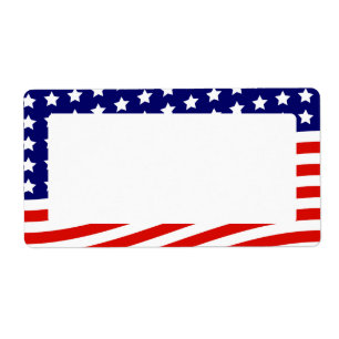 Etiqueta Bandeira dos Estados Unidos bandeira americana o 4