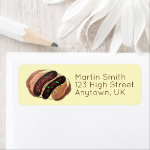Etiqueta Bangers and Mash Sausage Potatoes British UK Food