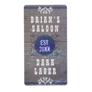 Etiqueta Bar Home customizável da cerveja do cervejeiro