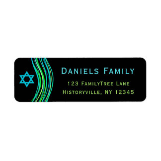 Etiqueta Bar Mitzvah Neon Green Prayer Shawl