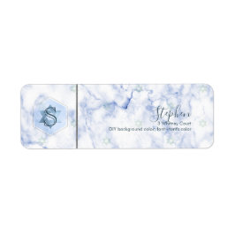 Etiqueta Bar PixDezines Mitzvah Honeycomb+Blue Marble