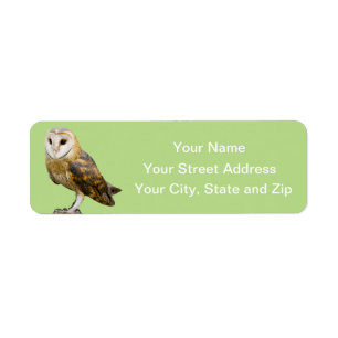 Etiqueta Barn Owl