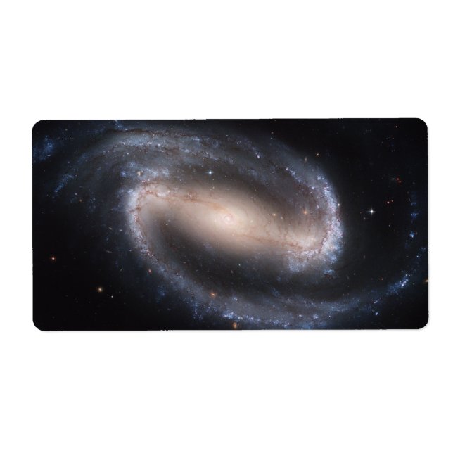 Etiqueta Barred Spiral Galaxy (Frente)