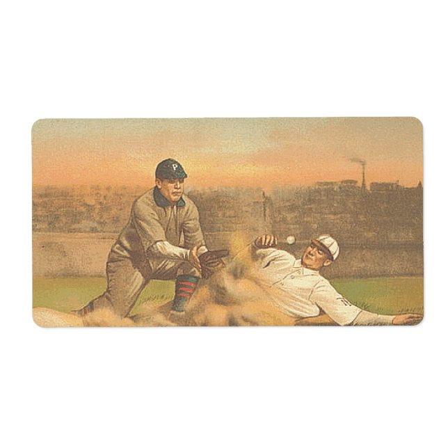 Etiqueta Baseball clássico TOP (Frente)