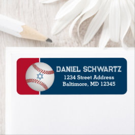 Etiqueta Baseball, Estrela do Bar David Mitzvah Endereço de