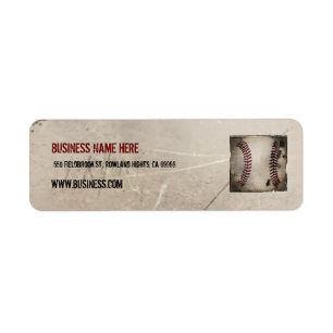 Etiqueta Basebol legal personalizado do Grunge do vintage