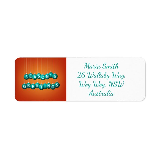 Etiqueta Bateria de Natal (Frente)