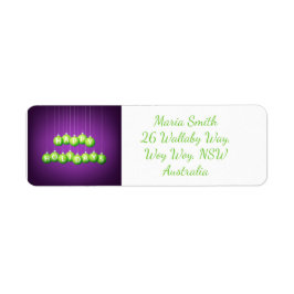 Etiqueta Bateria de Natal