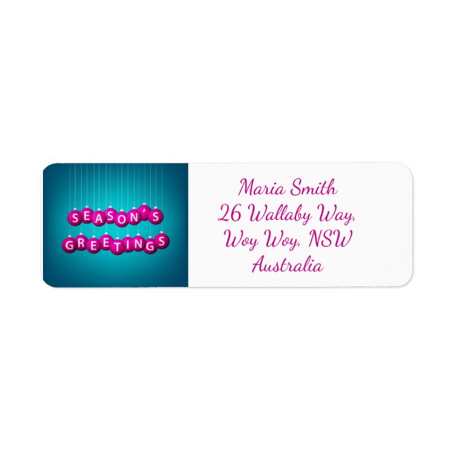 Etiqueta Bateria de Natal (Frente)