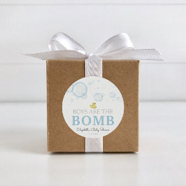 Etiqueta Bath Bomb Chá de fraldas Rubber Duck Favo