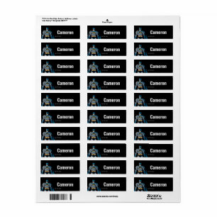 Etiqueta Batman Levanta Crianças.