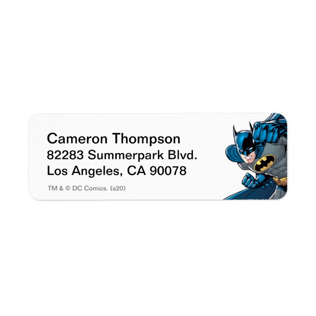 Etiqueta Batman Punch (Frente)