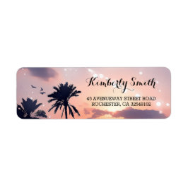 Etiqueta Beach Sunset Palms Wedding