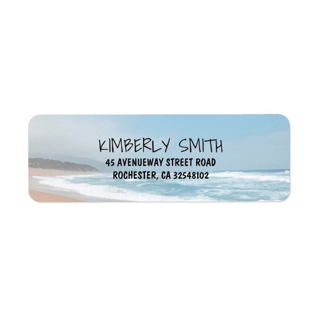 Etiqueta Beach Wedding (Frente)