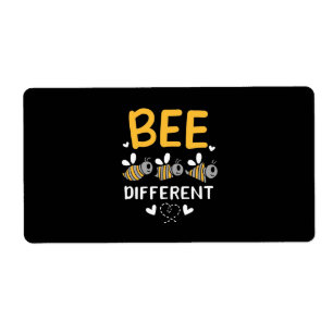 Etiqueta Bee Diferente