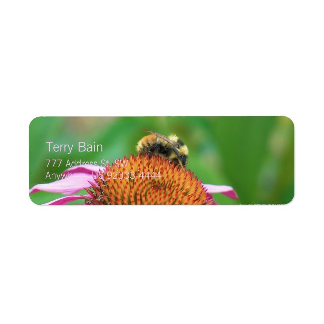 Etiqueta Bee Echinacea (Frente)