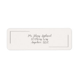 Etiqueta Beige Elegance Address Labels