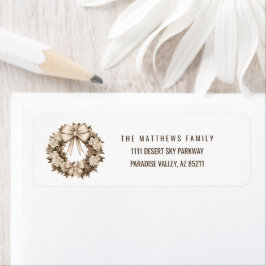 Etiqueta Belo Boho Christmas Wreath