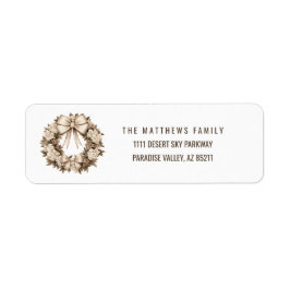 Etiqueta Belo Boho Christmas Wreath