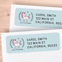 Belo Unicórnio em Laurels. Aniversário