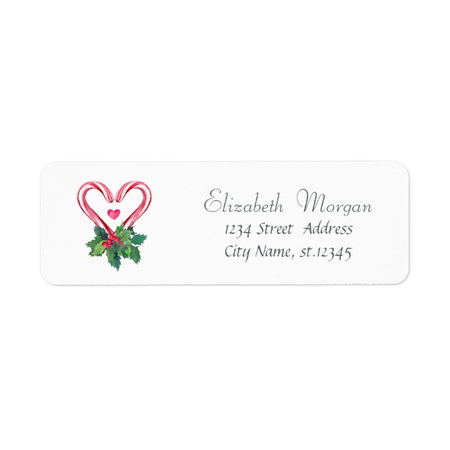 Etiqueta Bengalas,Berry Holly Natal,Natal (Frente)