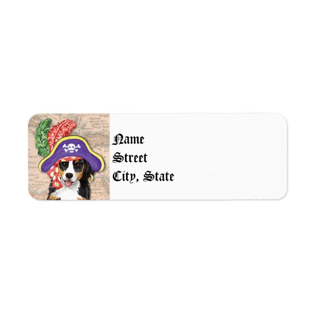 Etiqueta Berner Pirate (Frente)