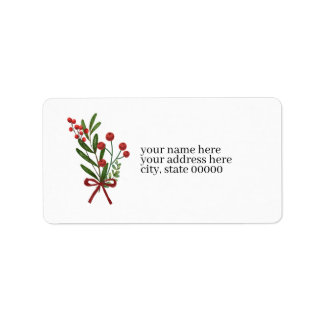 Etiqueta Berry Bundle Address Label